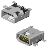 5075MMR-08A NELTRON Mini USB Connector Socket 8Ways