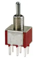 100DP3T1B1M2QEH E-Switch Toggle Switch 125VAC 5A PC Pin Parts Distributor 100DP3T1B1M2QEH E-Switch Toggle Switch 125VAC 5A PC Pin