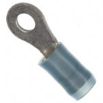 TE Connectivity 51864-3 Ring Lug Terminal 14-16 AWG Blue Nylon Parts Distributor TE Connectivity 51864-3 Ring Lug Terminal 14-16 AWG Blue Nylon