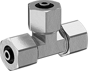 51875K32 Brass Compression Tube Fitting