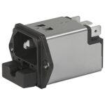 5220.0843.1 Schurter IEC Appliance Inlet C14 with Filter, Fuseholder 1- or 2-pole Parts Distributor 5220.0843.1 Schurter IEC Appliance Inlet C14 with Filter