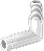 5372K316 Plastic Barbed Tube Fitting