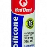Red Devil 0826 9.8 Oz Clear Silicone 12 Pack Parts Distributor Red Devil 0826 9.8 Oz Clear Silicone 12 Pack