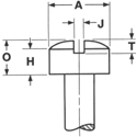 Hardware 610067-0375 Nylon Fillister Head Screw 10-32 x 0.375″ Parts Distributor Hardware 610067-0375 Nylon Fillister Head Screw 10-32 x 0.375"