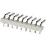 1-640385-9 TE Connectivity AMP Connector Header 9POS .156 TIN