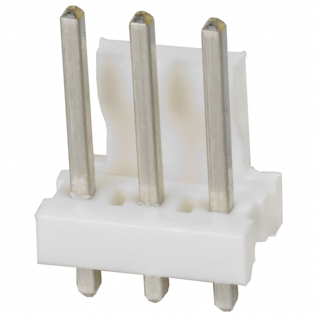 AMP/TYCO 640445-3 Connector Header, 3 Contacts, 3.96 mm Parts Distributor 3 Contacts