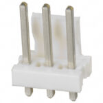 AMP/TYCO 640445-3 Connector Header, 3 Contacts, 3.96 mm Parts Distributor AMP/TYCO 640445-3 Connector Header