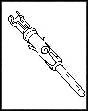Tyco 66180-1 Contact, Multimate, Pin, 16, Copper Alloy, Signal, Gold over Nickel, 18-16 AWG Parts Distributor Multimate
