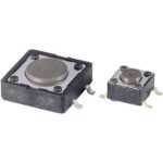 TJE-531-Q-T/R DIPTRONICS KEYPAD SWITCH 5×5 70gF 50mA, 12VDC BEND SMT TR RoHS Parts Distributor TJE-531-Q-T/R Diptronics