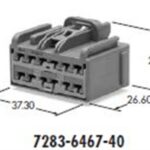 7283-6467-40 Yazaki Connector LIGHT GRAY 37.30×26.6×24.1 RoHS Parts Distributor 7283-6467-40 Yazaki Connector LIGHT GRAY 37.30x26.6x24.1 RoHS