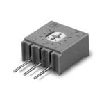 72PR1K BI Technologies / TT Electronics Trimmer Resistor 3/8" Squ 1Kohm 10% Through Hole
