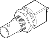 73131-7003 Molex RF Coaxial Connector Vertical PCB, Bulkhead Jack BNC Parts Distributor Bulkhead Jack BNC