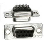 TE Connectivity / AMP 747905-2 D-Sub Connector 9 Pin Female Through Hole Mount