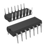 NSC 74HC10N NAND Gate, HC Family, 3 Gate, 3 Input, 5.2 mA, 2V to 6V, DIP-14 Parts Distributor HC Family