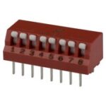GRAYHILL 76PSB08S Switch DIP ON-OFF SPST 8 Piano Parts Distributor GRAYHILL 76PSB08S Switch DIP ON-OFF SPST 8 Piano