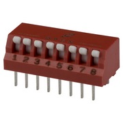 GRAYHILL 76PSB08S Switch DIP ON-OFF SPST 8 Piano Parts Distributor GRAYHILL 76PSB08S Switch DIP ON-OFF SPST 8 Piano