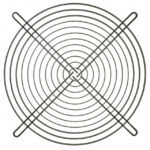 78128-2-4039 ebm-papst Metal Fan Guard 225mm Sq Parts Distributor 78128-2-4039 Ebm-Papst