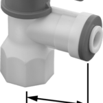 7953K55 Compact Polypropylene On/Off Elbow Valve for Water Parts Distributor 7953K55 Compact Polypropylene On/Off Elbow Valve for Water