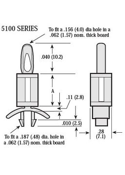 8600-25 TEKNATIONAL SPACER #6 x .200L