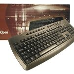 AOPEN 104 Keys, 13 Multimedia Keys, PS/2, Black Parts Distributor 13 Multimedia Keys