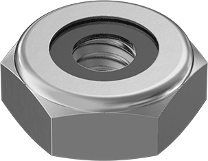 90101A007 Steel Thin Nylon-Insert Locknut
