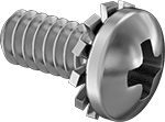 90402A106 Steel Pan Head Screws with Washer