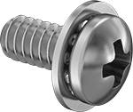 90403A106 Steel Pan Head Screw, 1/4″ Long Parts Distributor 90403A106 Steel Pan Head Screw