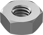 90591A250 Zinc-Plated Steel M3x0.5mm Hex Nut