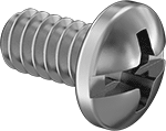 90604A144 Steel Combination Phillips/Slotted Screw
