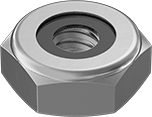 90633A007 Low-Strength Steel Thin Nylon-Insert Locknut