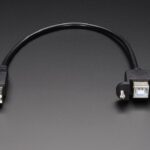 907 Adafruit Panel Mount USB Cable Parts Distributor 907 Adafruit Panel Mount USB Cable