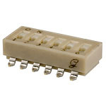 GRAYHILL 90HBW06P Switch DIP ON-OFF SPST 6 Recessed Parts Distributor GRAYHILL 90HBW06P Switch DIP ON-OFF SPST 6 Recessed