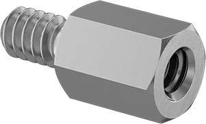 24463 KEYSTONE Hex Standoff 4.5×10.0mm Parts Distributor 91075A441 Steel M-F Hex Standoff 3/8" Long