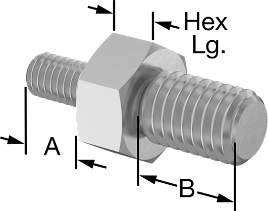 95316A150 Steel Male Hex Thread Adapter Parts Distributor 95316A150 Steel Male Hex Thread Adapter