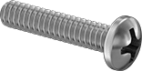 91772A519 Passivated Steel Pan Head Phillips Screw Parts Distributor 91772A519 Passivated Steel Pan Head Phillips Screw