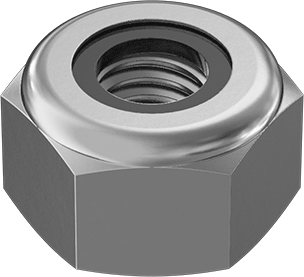 91831A411 Steel Nylon-Insert Locknut