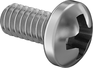 92000A011 Steel Pan Head Phillips Screws, 4mm Long Parts Distributor 92000A011 Steel Pan Head Phillips Screws