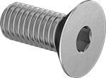 92125A210 Steel Hex Drive Flat Head Screw Parts Distributor 92125A210 Steel Hex Drive Flat Head Screw