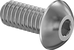92949A192 Steel Button Head Hex Drive Screw Parts Distributor 92949A192 Steel Button Head Hex Drive Screw