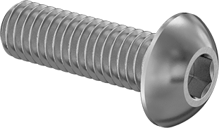 92949A145 Steel Button Head Hex Drive Screw, 5/16″ Long Parts Distributor 92949A145 Steel Button Head Hex Drive Screw