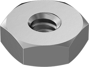 93181A007 Aluminum Hex Nut
