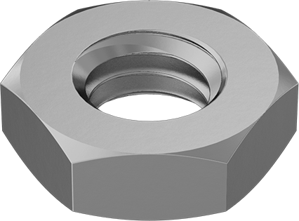 93187A250 Brass M6 Hex Nut