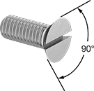 93840A216 Nylon Slotted Flat Head Screw Parts Distributor 93840A216 Nylon Slotted Flat Head Screw