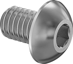 94500A225 Steel Button Head Hex Drive Screw Parts Distributor 94500A225 Steel Button Head Hex Drive Screw
