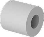 94639A201 Off-White Nylon Unthreaded Spacer Parts Distributor 94639A201 Off-White Nylon Unthreaded Spacer