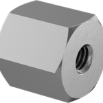 94868A603 Steel Female Hex Standoff 18-8 Stainless 8mm Long