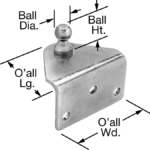 9512K92 Ball Stud Mounting Bracket Parts Distributor 9512K92 Ball Stud Mounting Bracket