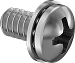 95345A043 Steel Pan Head Screw with Internal-Tooth Washer Parts Distributor 95345A043 Steel Pan Head Screw with Internal-Tooth Washer