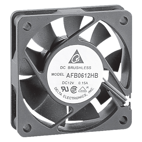 AFC0612DB-F00 Delta DC Fan 12V 0.33A Axial Parts Distributor AFC0612DB-F00 Delta DC Fan 12V 0.33A Axial - Image 2