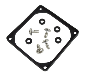 AFG120B AcoustiFan Soft Silicone Anti-Vibration Fan Gasket for 120mm Case Fans (Black) Parts Distributor AFG120B AcoustiFan Soft Silicone Anti-Vibration Fan Gasket for 120mm Case Fans (Black)